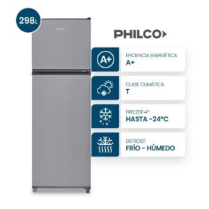 HELADERA PHILCO CICLICA TOP MOUNT INOX PHCT302X