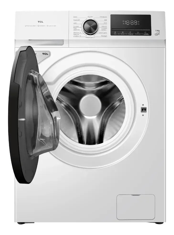 LAVARROPAS C. FRONTAL TCL 11KG INVERTER BLANCO P111FLW - Imagen 3