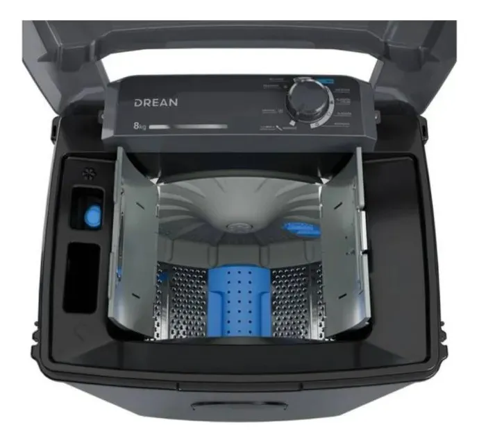 LAVARROPAS DREAN FAMILY 8KG GRIS LTDR87SG0 - Imagen 2