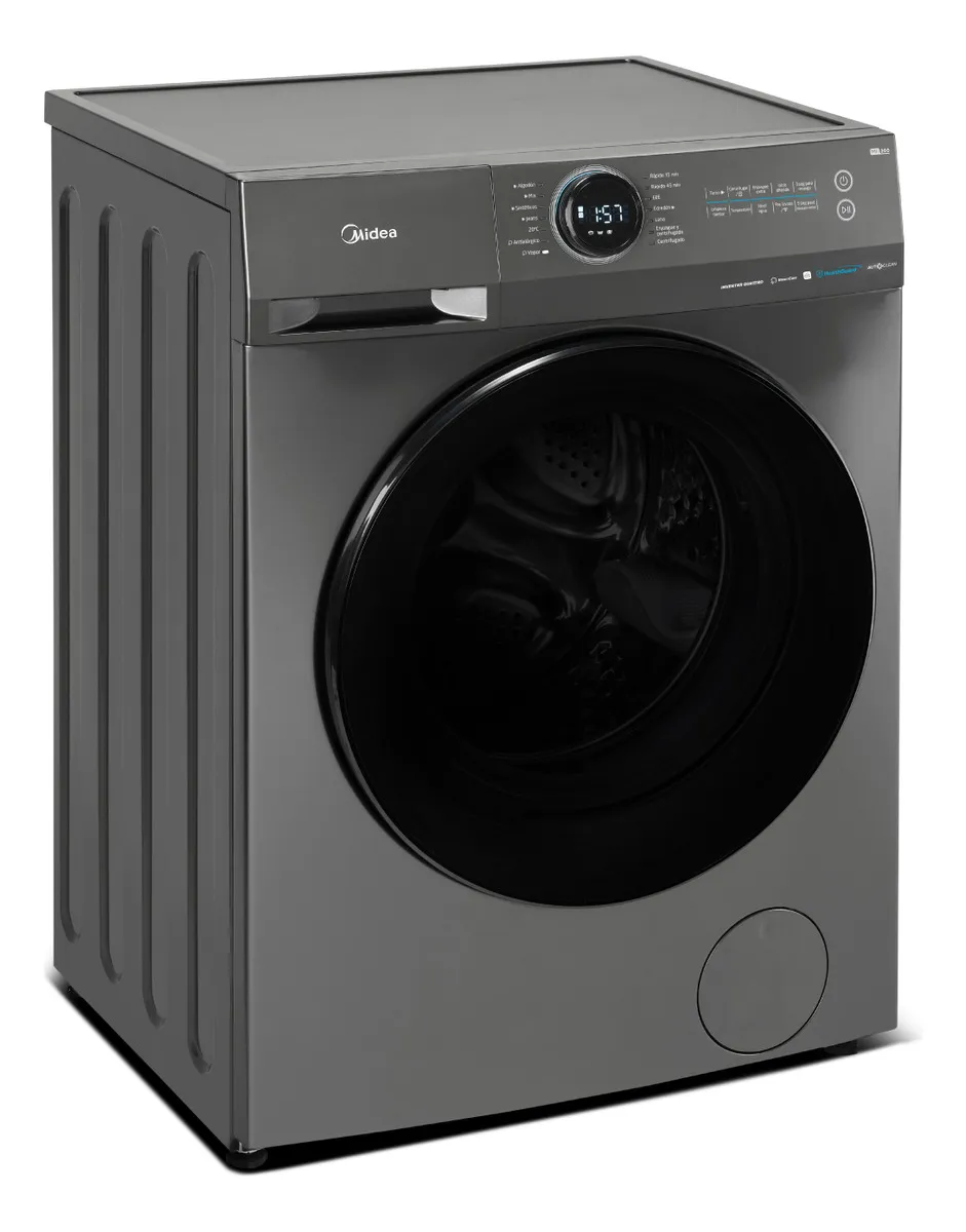 LAVARROPAS C. FRONTAL MIDEA 8KG GRIS INVERTER MF200W80WB/T - Imagen 3