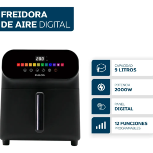 FREIDORA SIN ACEITE PHILCO 9LTS FR259PHP