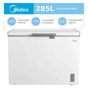 FREEZER MIDEA 295LTS INVERTER MDRC411FZE01