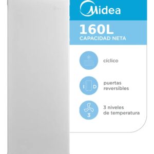 FREEZER VERTICAL MIDEA 160LTS BLANCO FC-MJ6WAR1