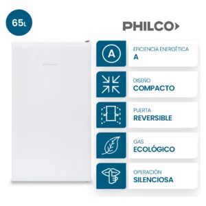 FREEZER VERTICAL PHILCO 65LTS BLANCO PHCV065B
