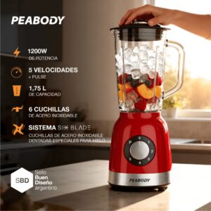 LICUADORA PEABODY PE-LN1210RM
