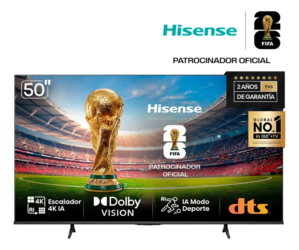 TV 50 SMART HISENSE 4K 50A
